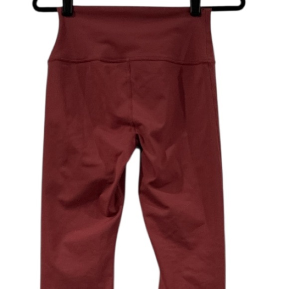 Alo Airbrush High Waist Cranberry Flare Pants Size Small - Picture 9 of 15